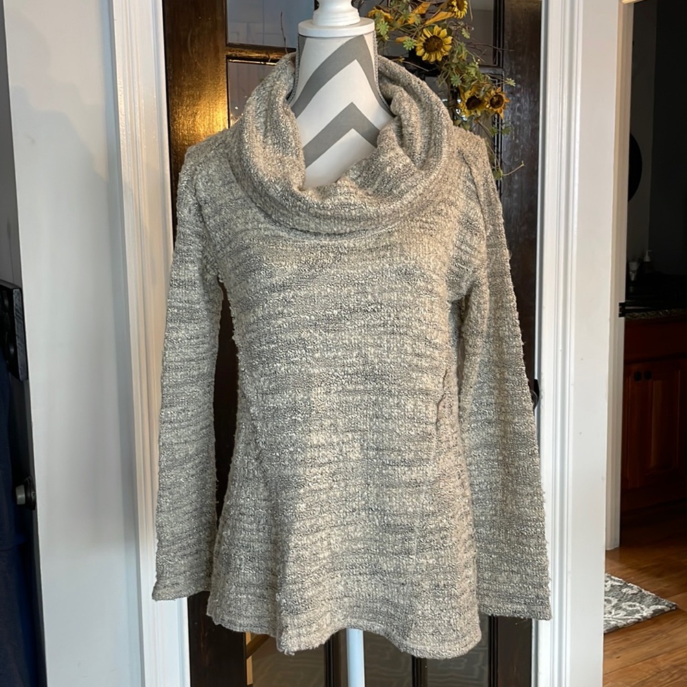 Sanctuary Shimmer mock turtleneck sweater